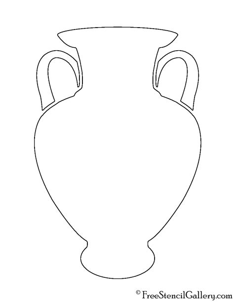 Printable Greek Vase Template